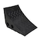 Vestil Black Recycled Poly Plastic Wheel Chock, 10-1/4" x 7-1/2" x 7-1/2" PWC-BK - alternate 1